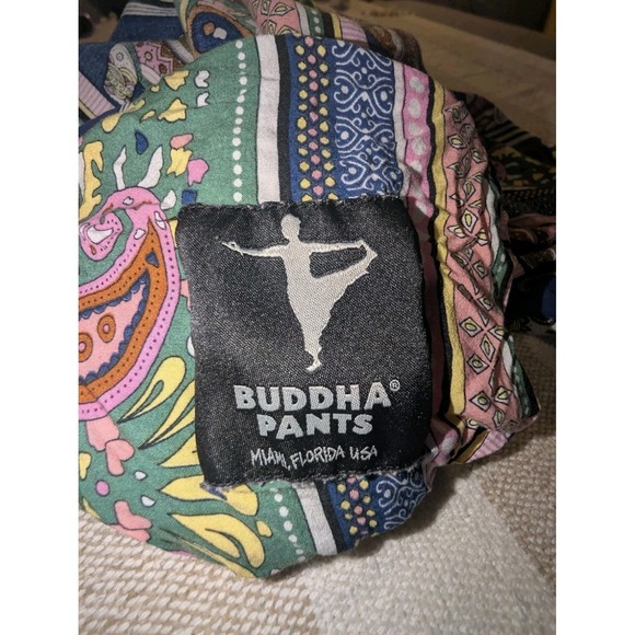 Buddha Pants Womens Halter Jumpsuit Sz M SAVANNAH HAREM JUMPER Pink Elephant - Picture 7 of 9